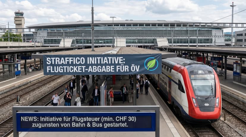 New Popular Initiative Seeks Flight Tax to Fund Public Transport