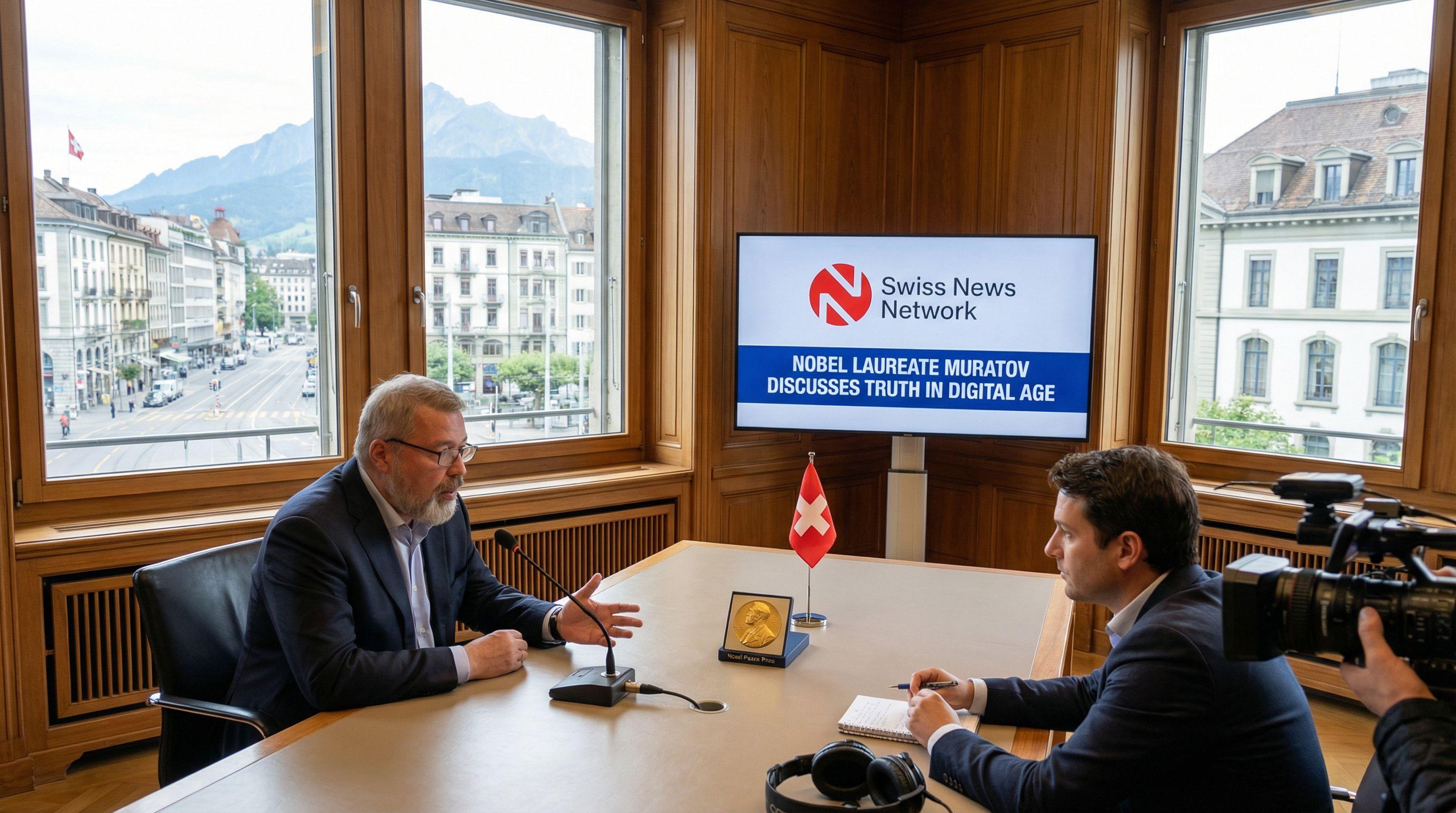 Nobel Laureate Muratov Discusses Truth in Digital Age