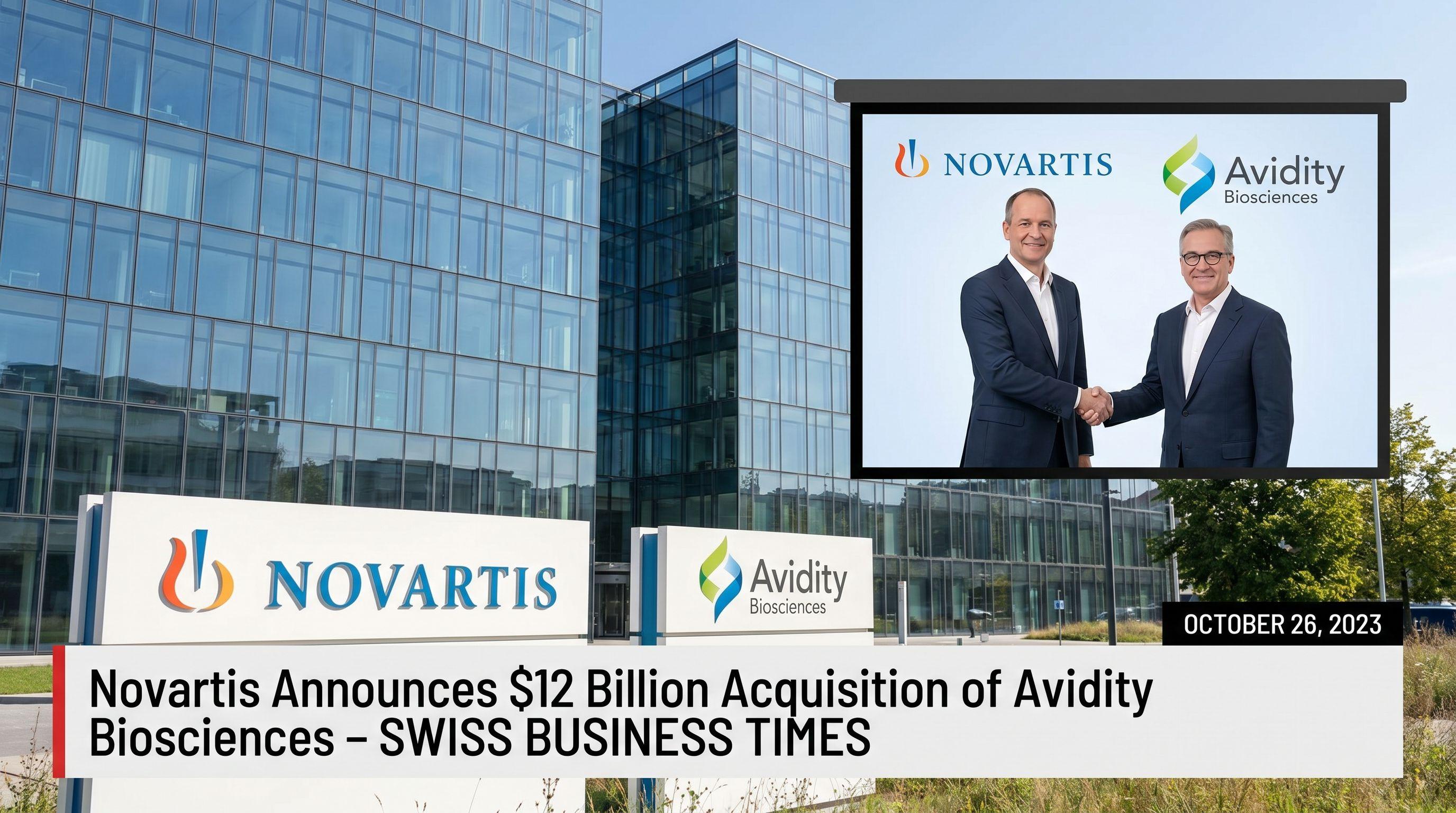 Novartis Announces $12 Billion Acquisition of Avidity Biosciences