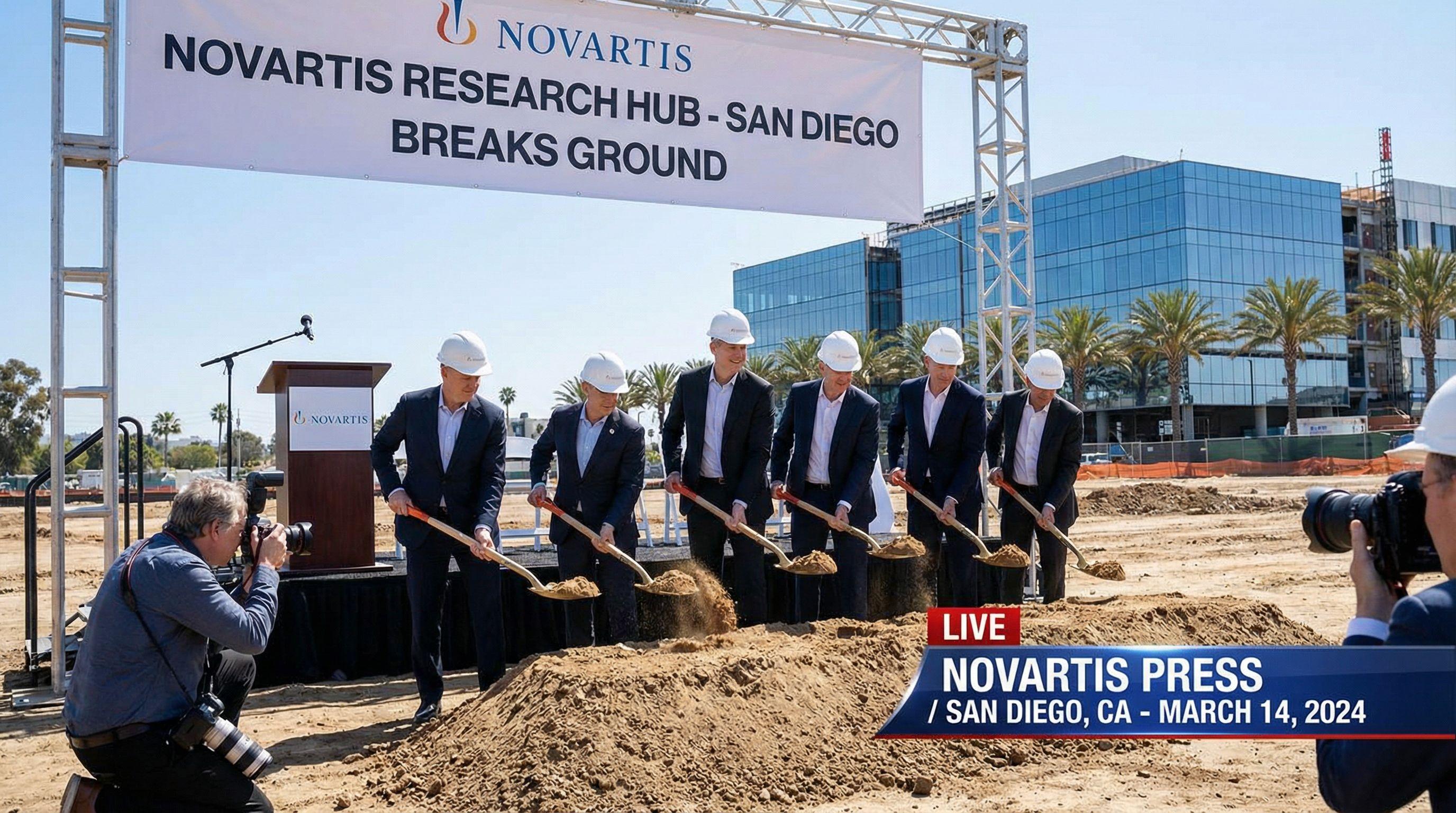 Novartis Breaks Ground on New US Research Hub in San Diego