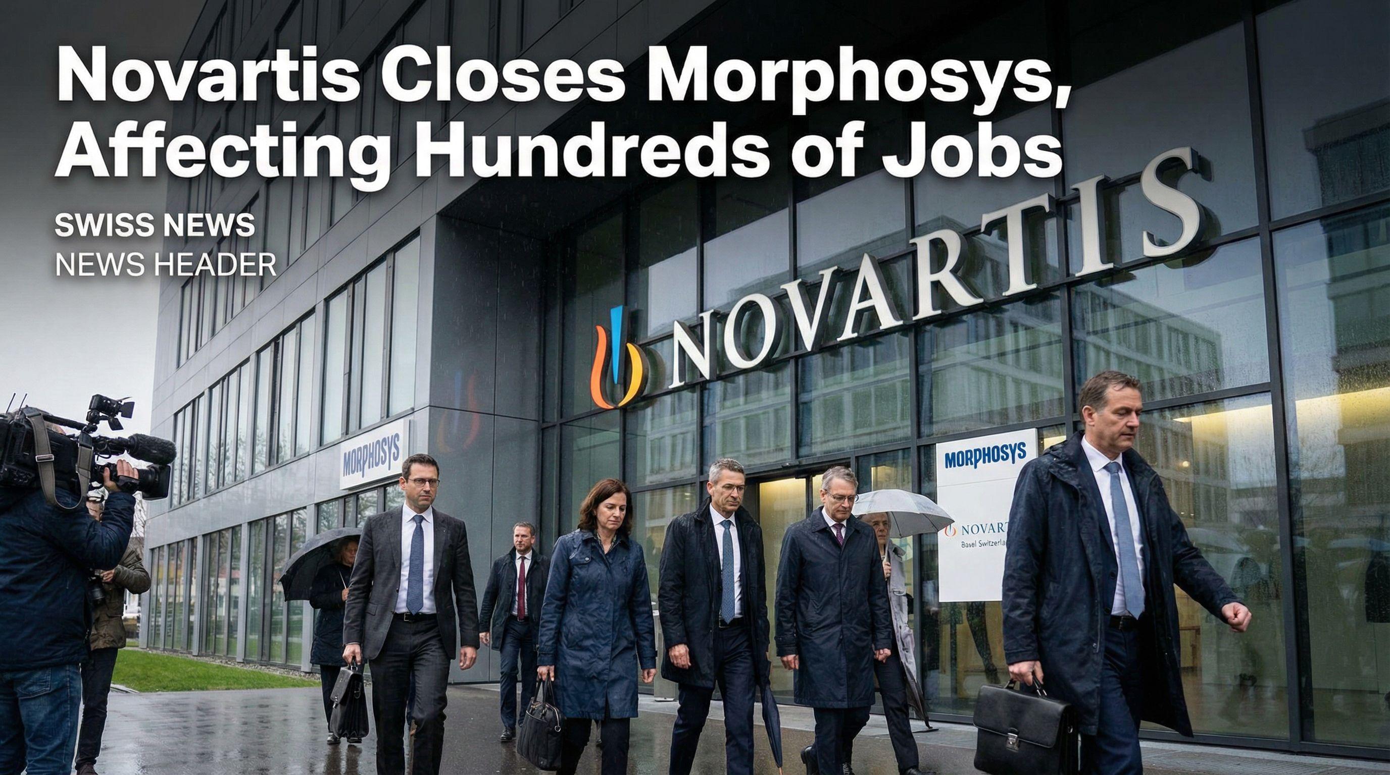 Novartis Closes Morphosys, Affecting Hundreds of Jobs