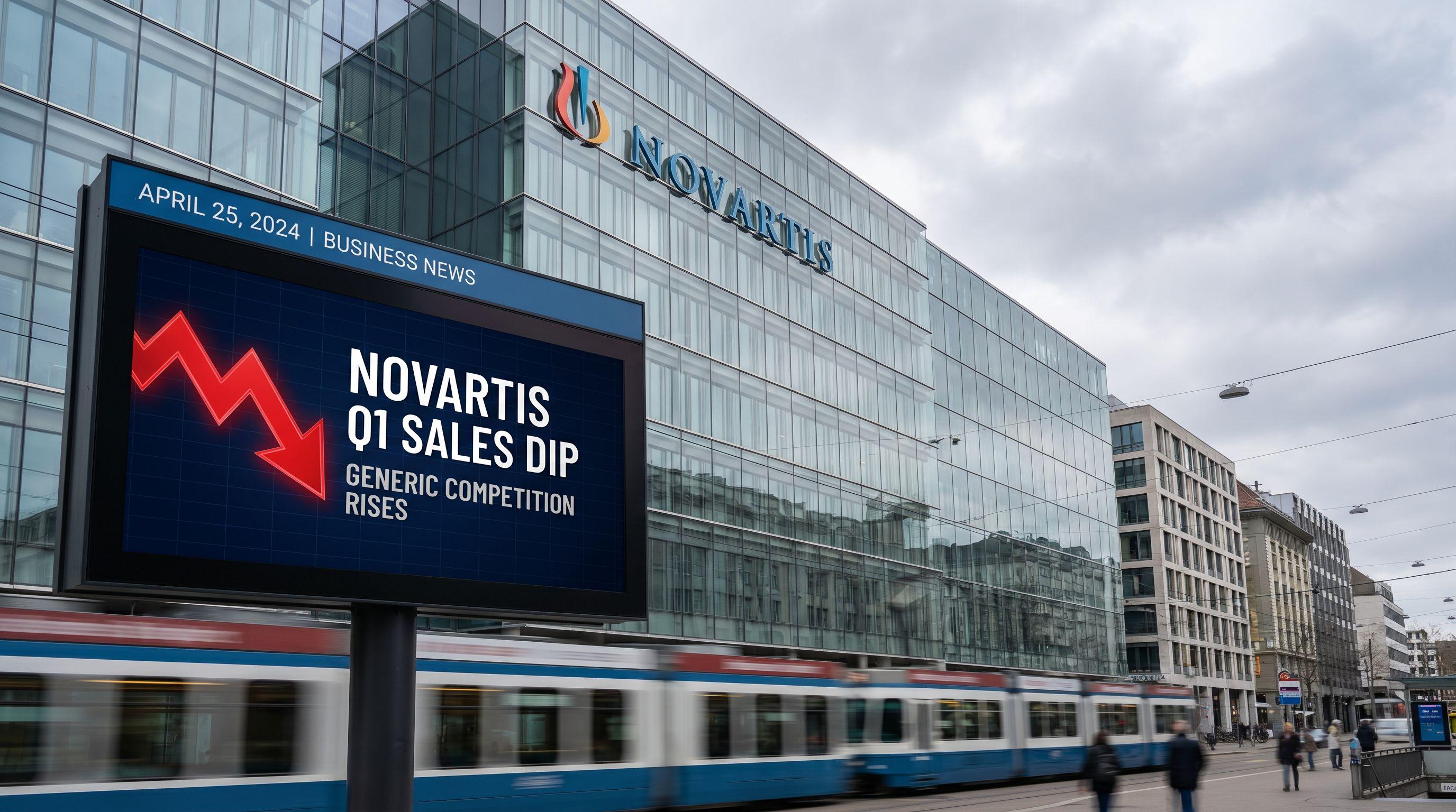 Novartis Reports Sales Dip as Generic Drug Competition Intensifies