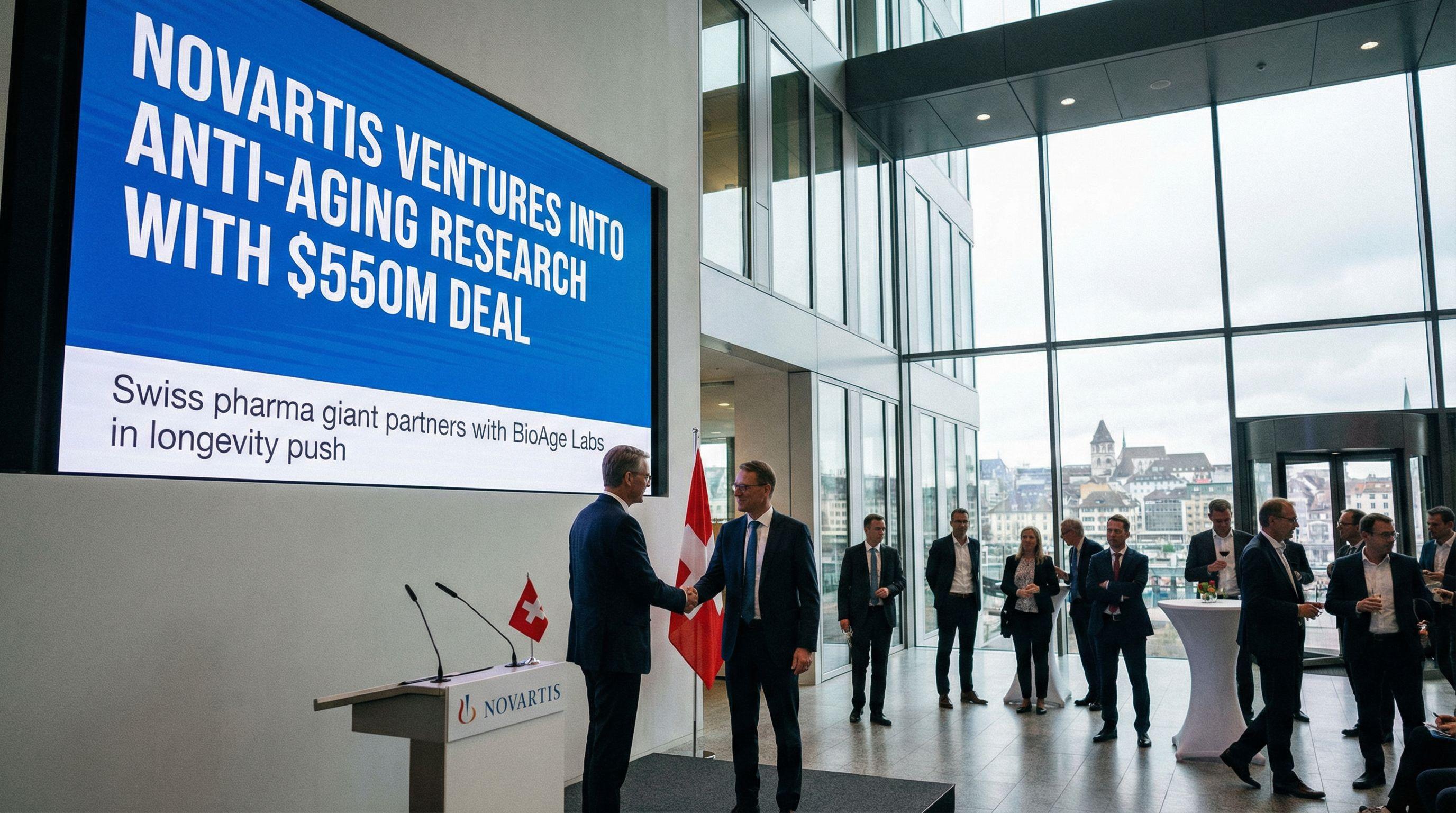 Novartis Ventures into Anti-Aging Research with $550M Deal