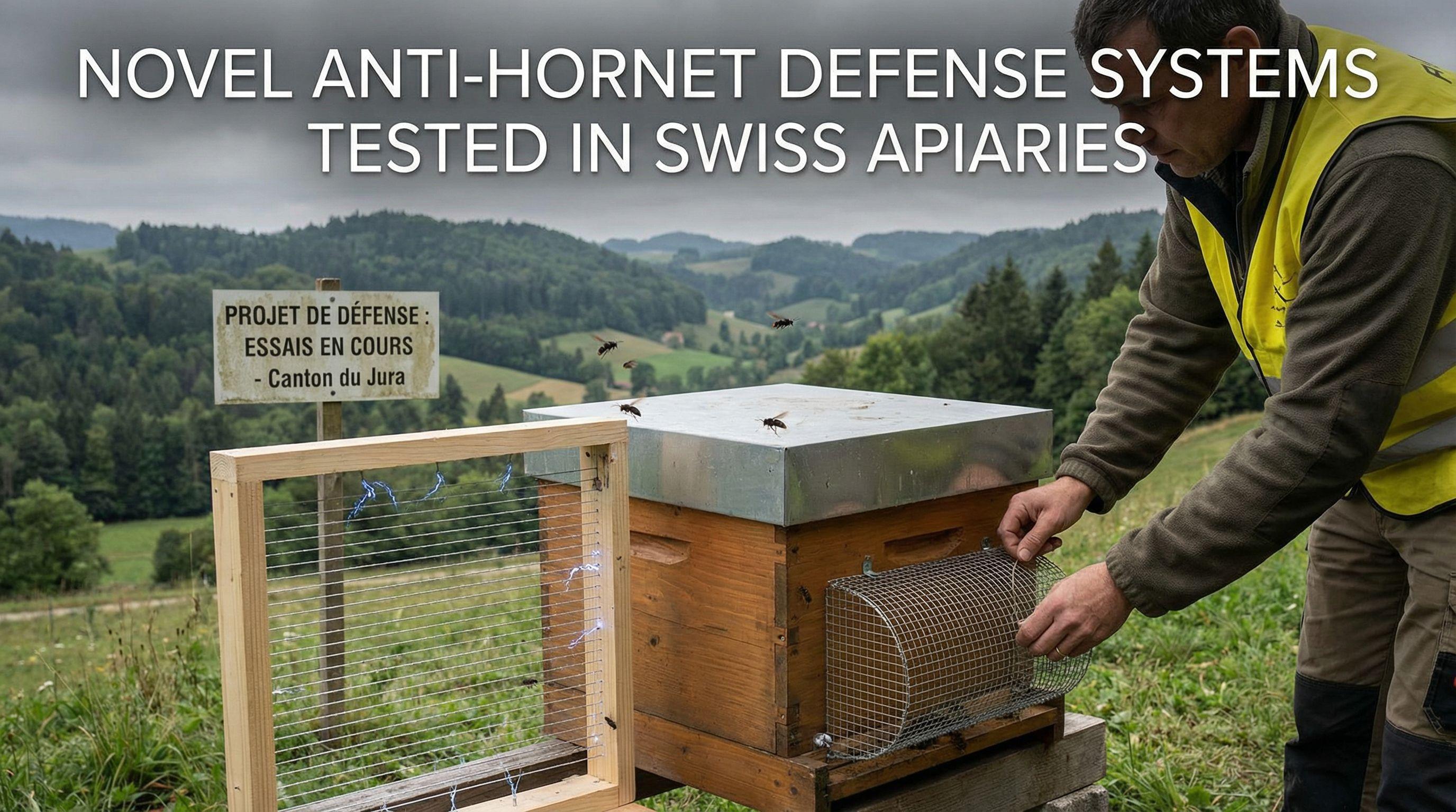 Novel Anti-Hornet Defense Systems Tested in Swiss Apiaries