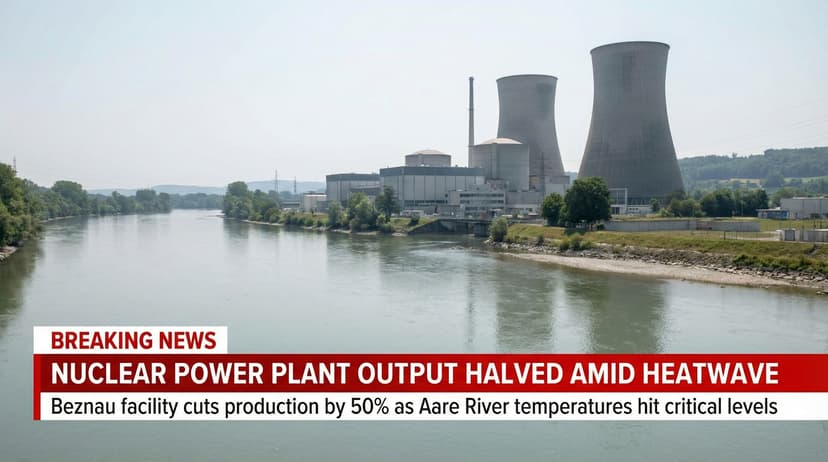 Nuclear Power Plant Output Halved Amid Heatwave