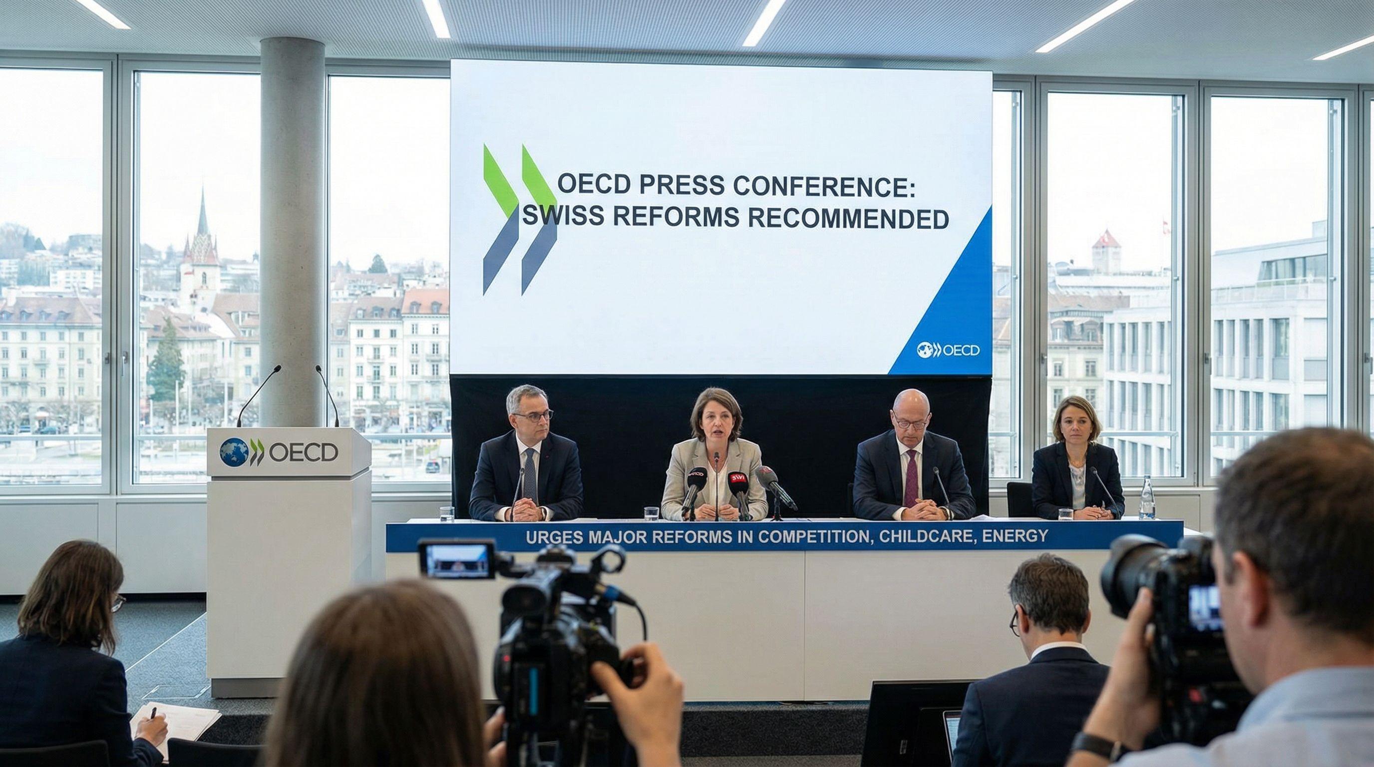 OECD Urges Major Reforms in Swiss Competition, Childcare, and Energy Sectors