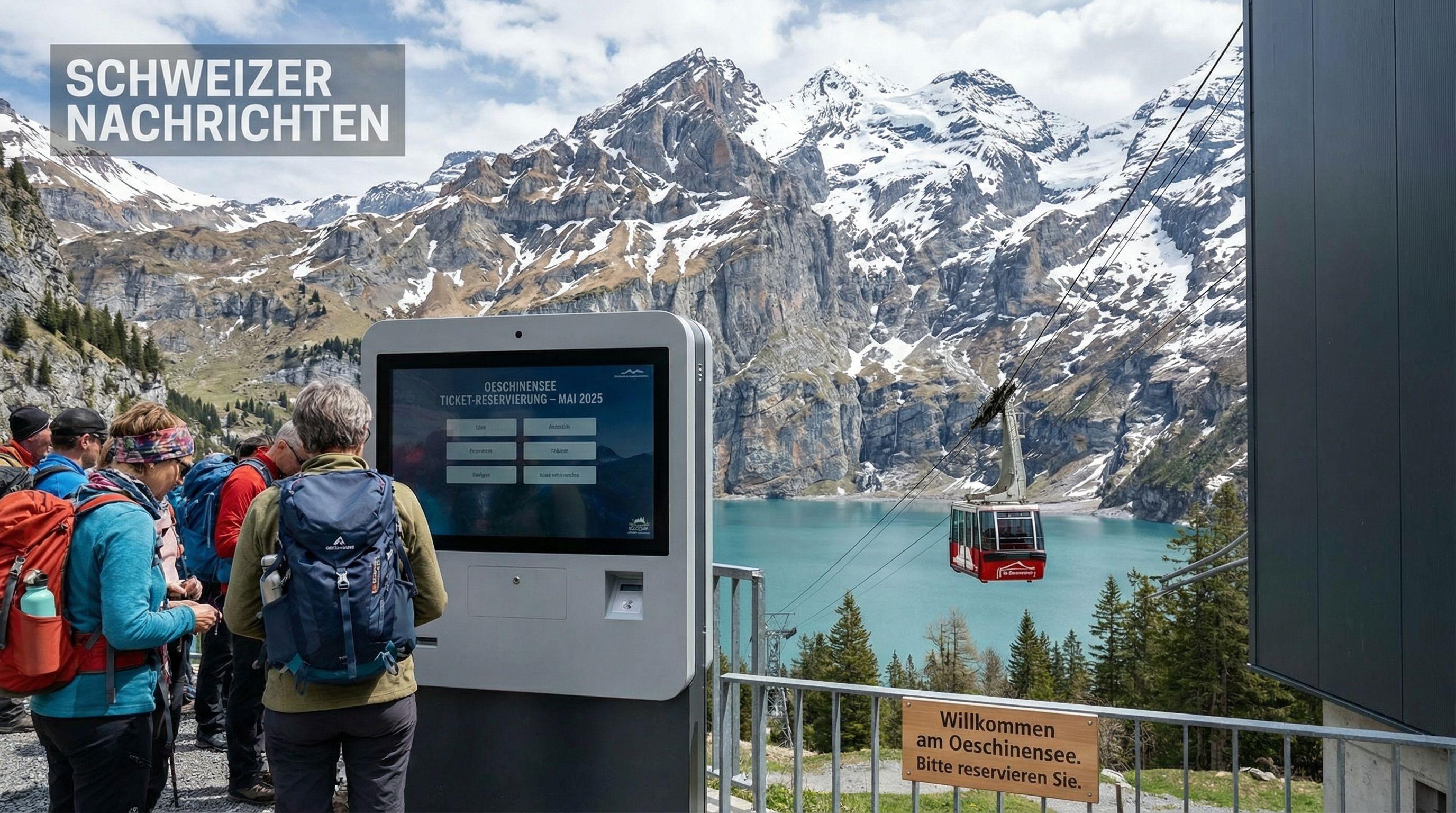 Oeschinen Lake Implements Digital Booking System to Manage Tourism