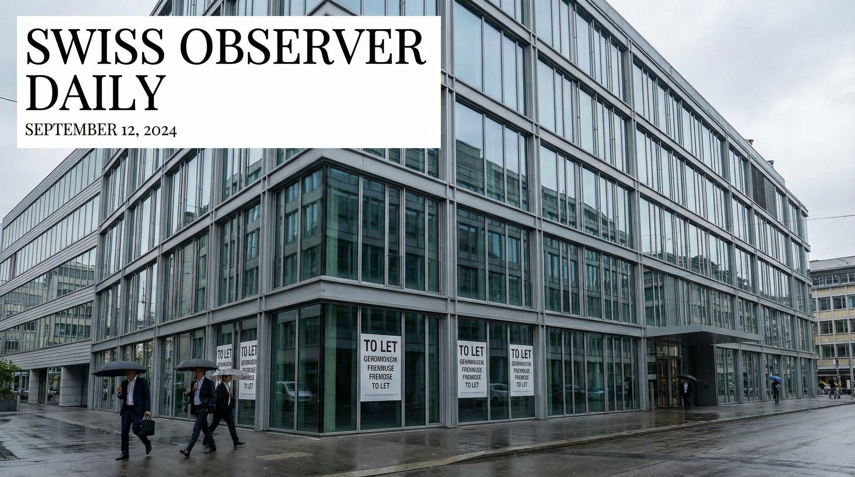 Office Vacancy Rates Rise in Swiss Cities