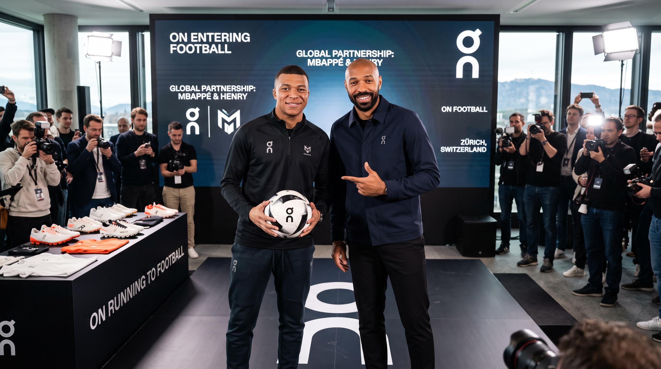 Swiss sports brand On enters football with Mbappé partnership
