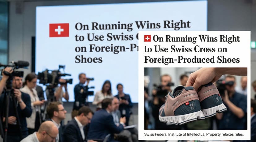 On Running Wins Right to Use Swiss Cross on Foreign-Produced Shoes
