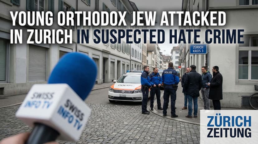 Young Orthodox Jew Attacked in Zurich in Suspected Hate Crime