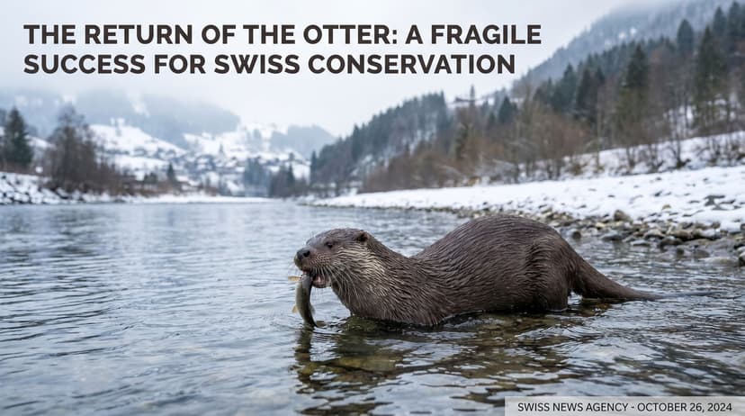 The Return of the Otter: A Fragile Success for Swiss Conservation