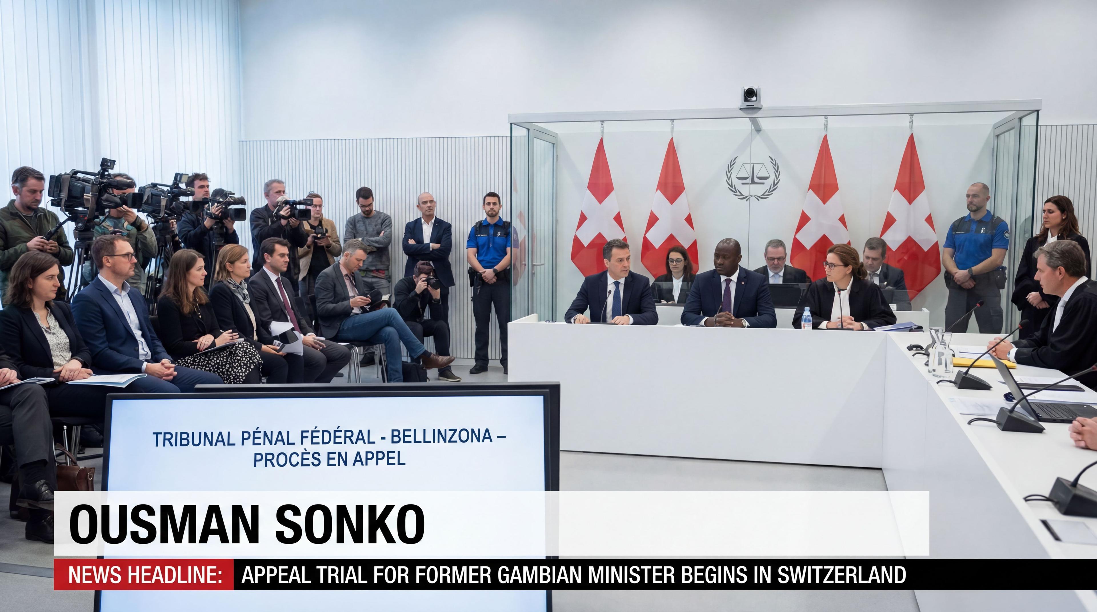 Appeal Trial for Former Gambian Minister Ousman Sonko Begins in Switzerland
