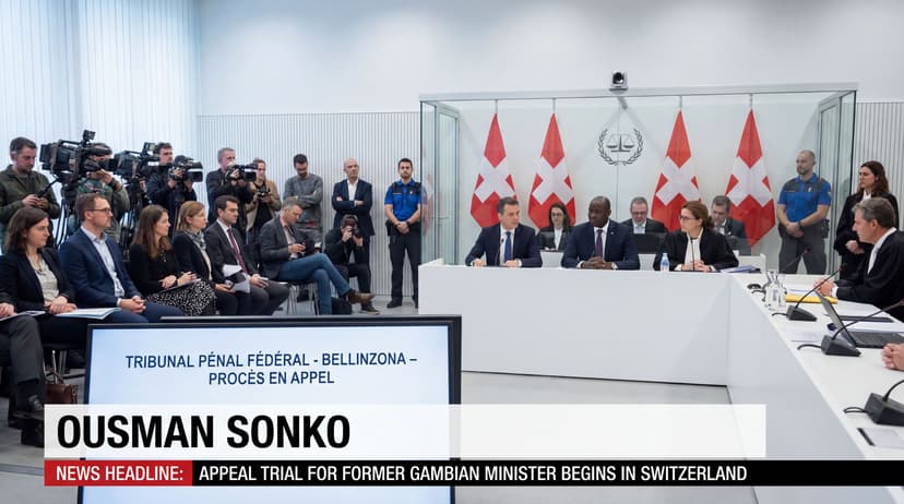 Appeal Trial for Former Gambian Minister Ousman Sonko Begins in Switzerland