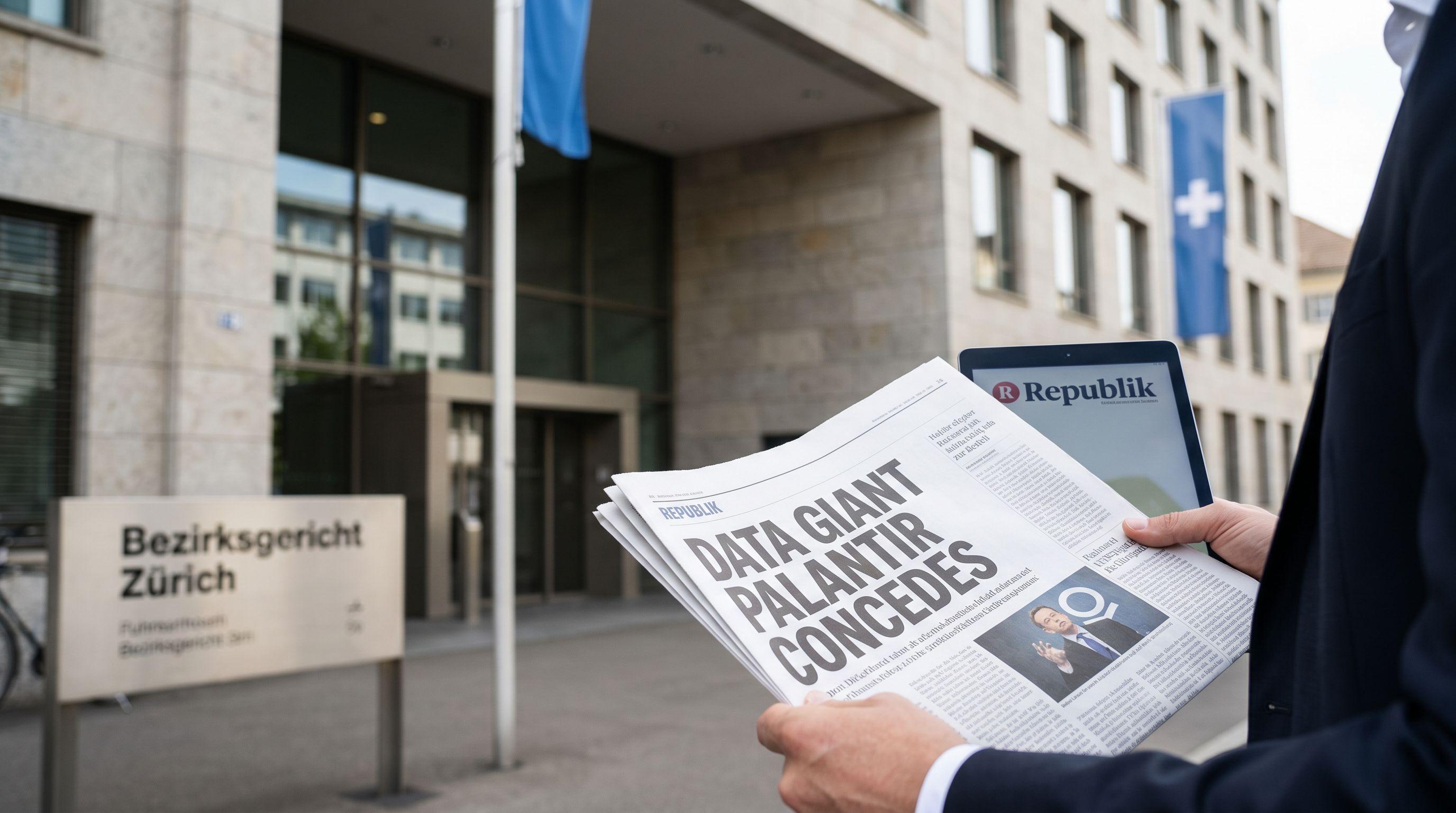 Data Giant Palantir Concedes in Legal Battle Against Swiss Magazine Republik