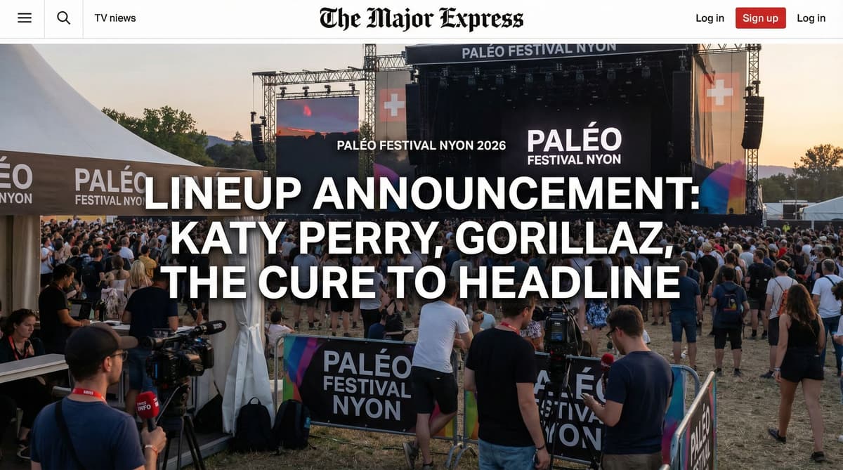 Paléo Festival 2026: Katy Perry, Gorillaz, and The Cure to Headline