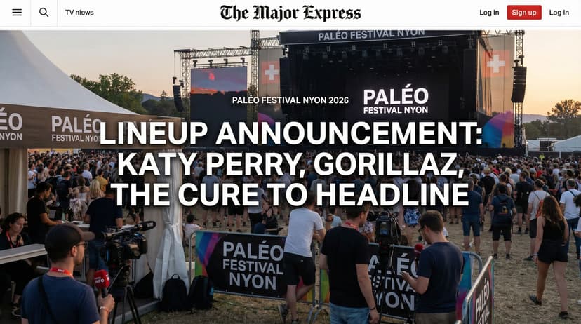Paléo Festival 2026: Katy Perry, Gorillaz, and The Cure to Headline