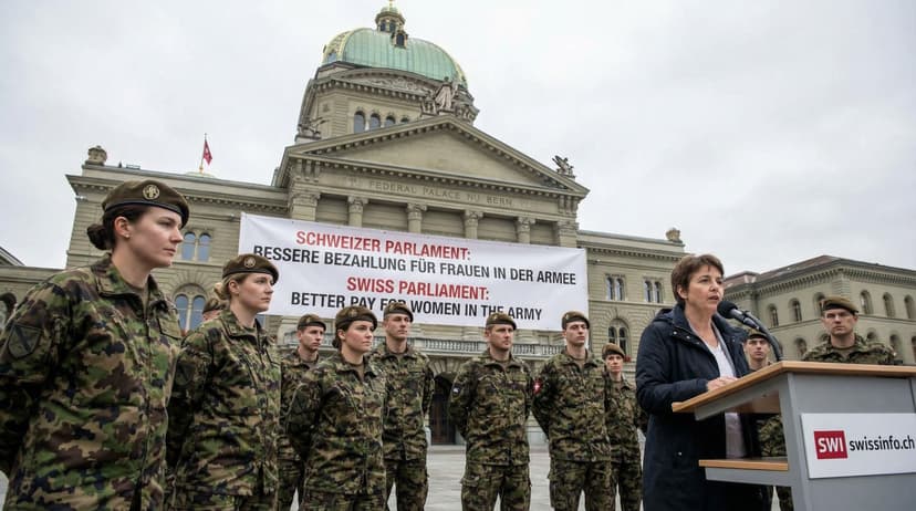 Swiss Parliament Backs Motion for Better Pay for Women in the Army