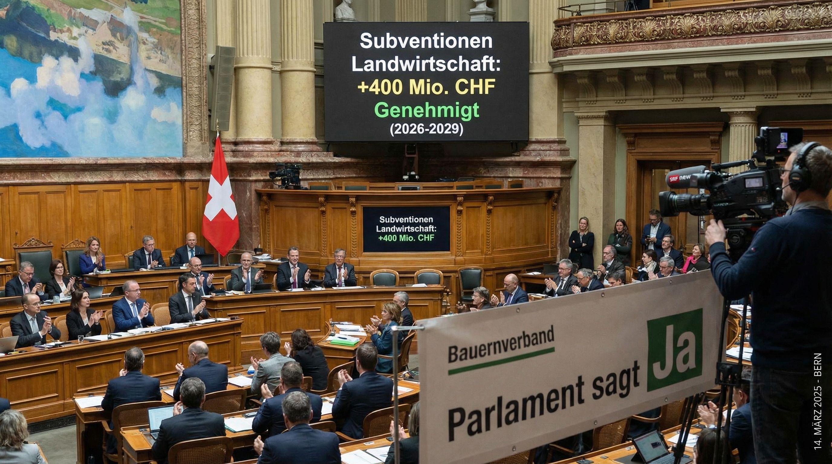 Parliament Boosts Agricultural Subsidies by 400 Million