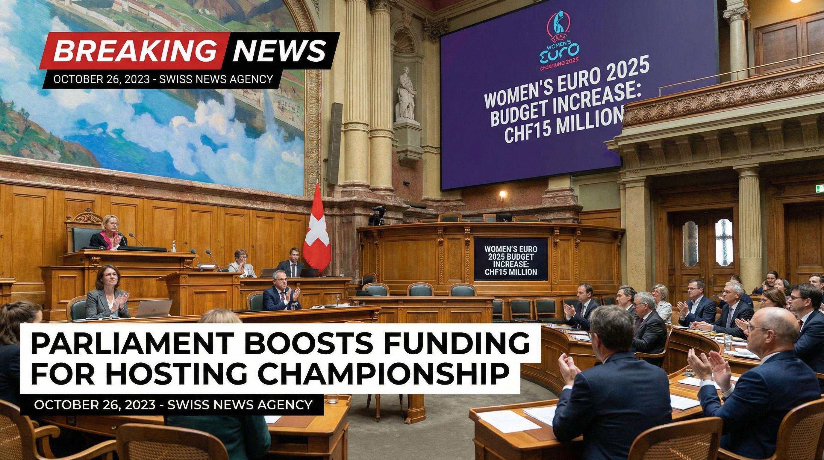 Parliament Boosts Women's Euro 2025 Budget to CHF15 Million
