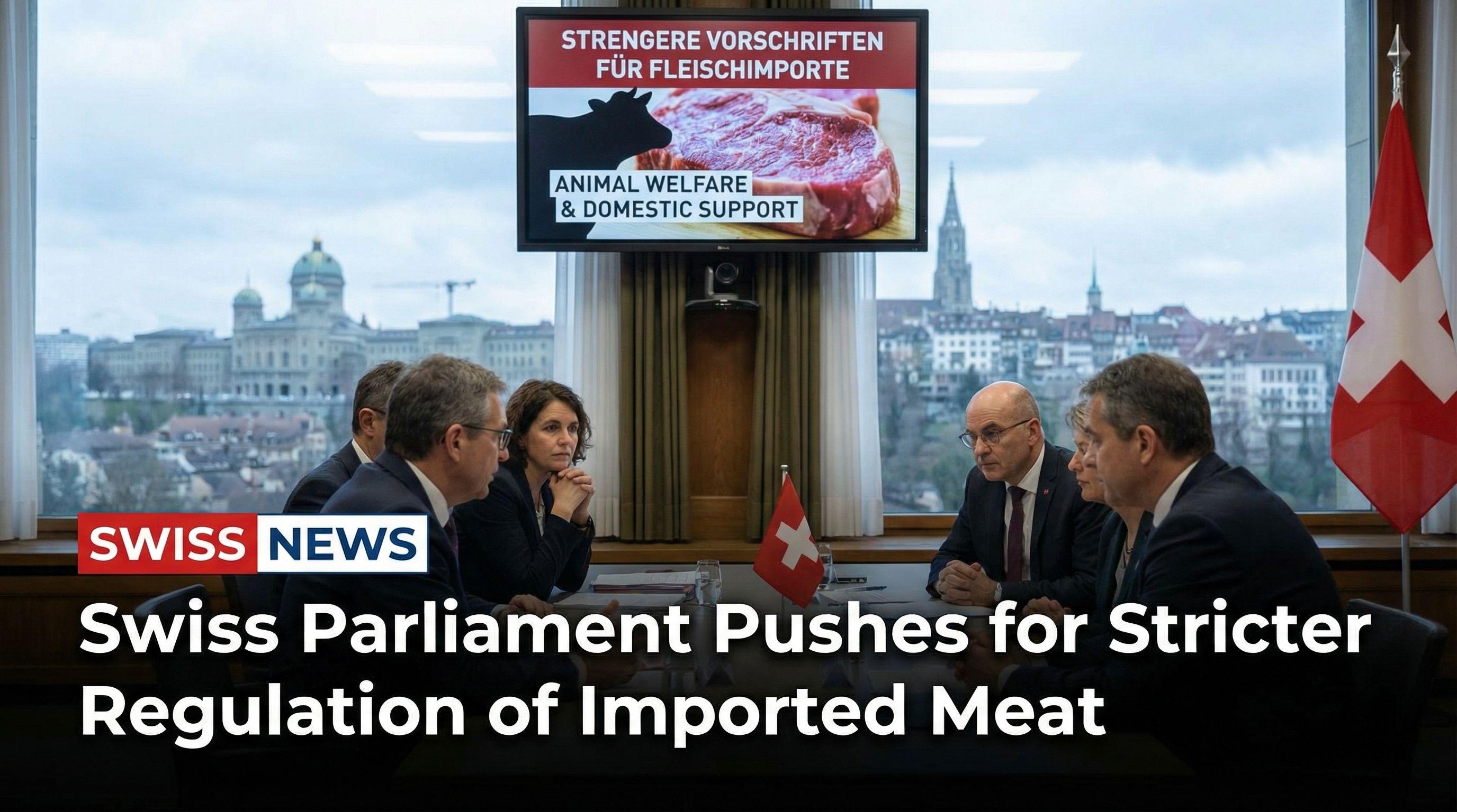 Swiss Parliament Pushes for Stricter Regulation of Imported Meat