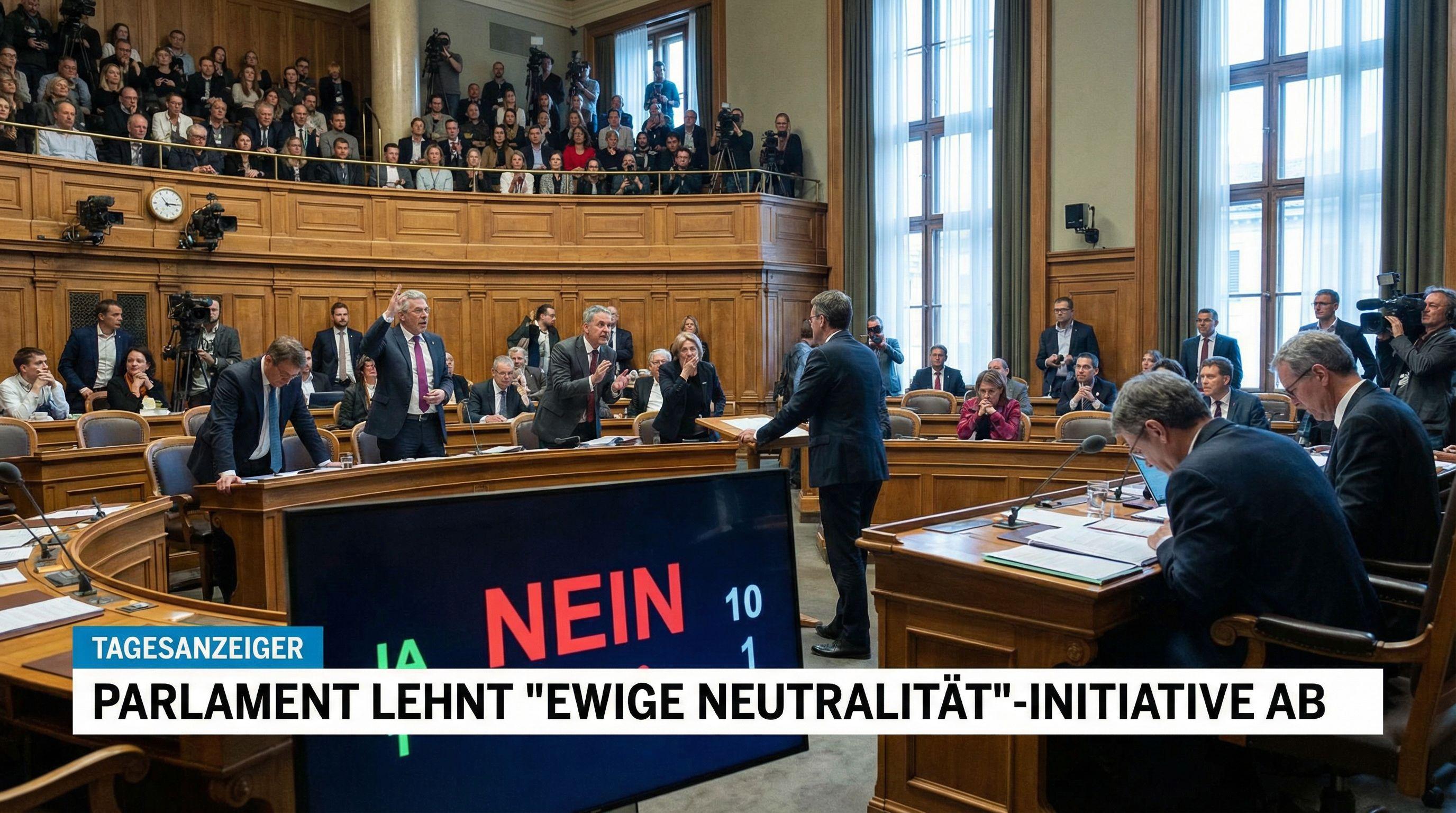 Parliament Rejects 'Perpetual Neutrality' Initiative in Heated Debate