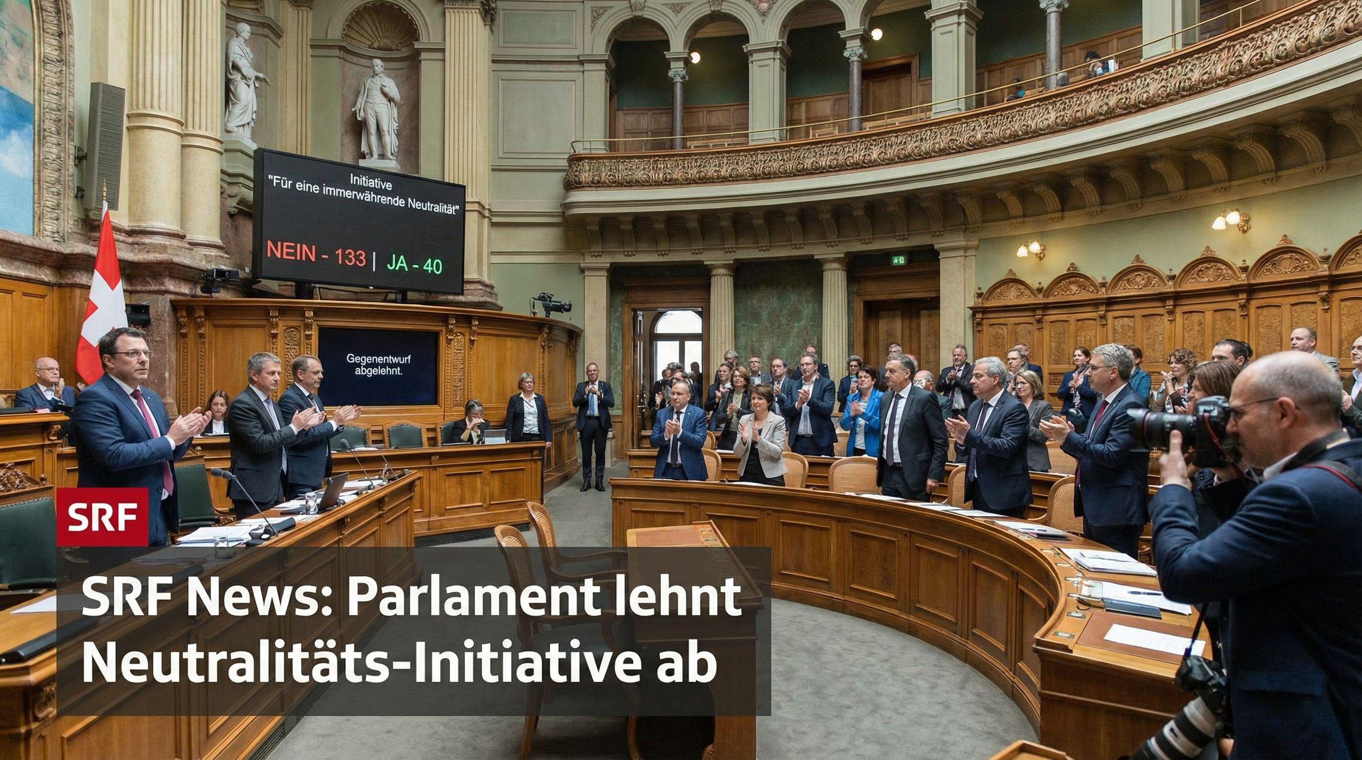Parliament Rejects 'Perpetual Neutrality' Initiative, Forgoes Counter-Proposal