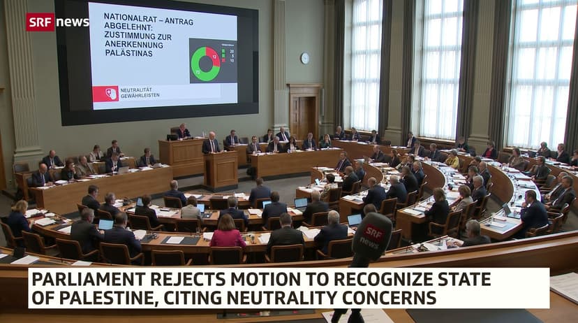 Parliament Rejects Motion to Recognize State of Palestine, Citing Neutrality Concerns