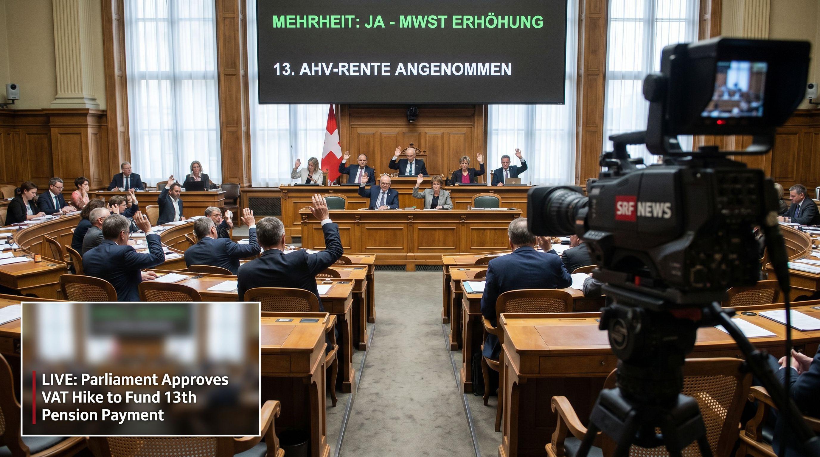 Parliament Approves VAT Hike to Fund Controversial 13th Pension Payment