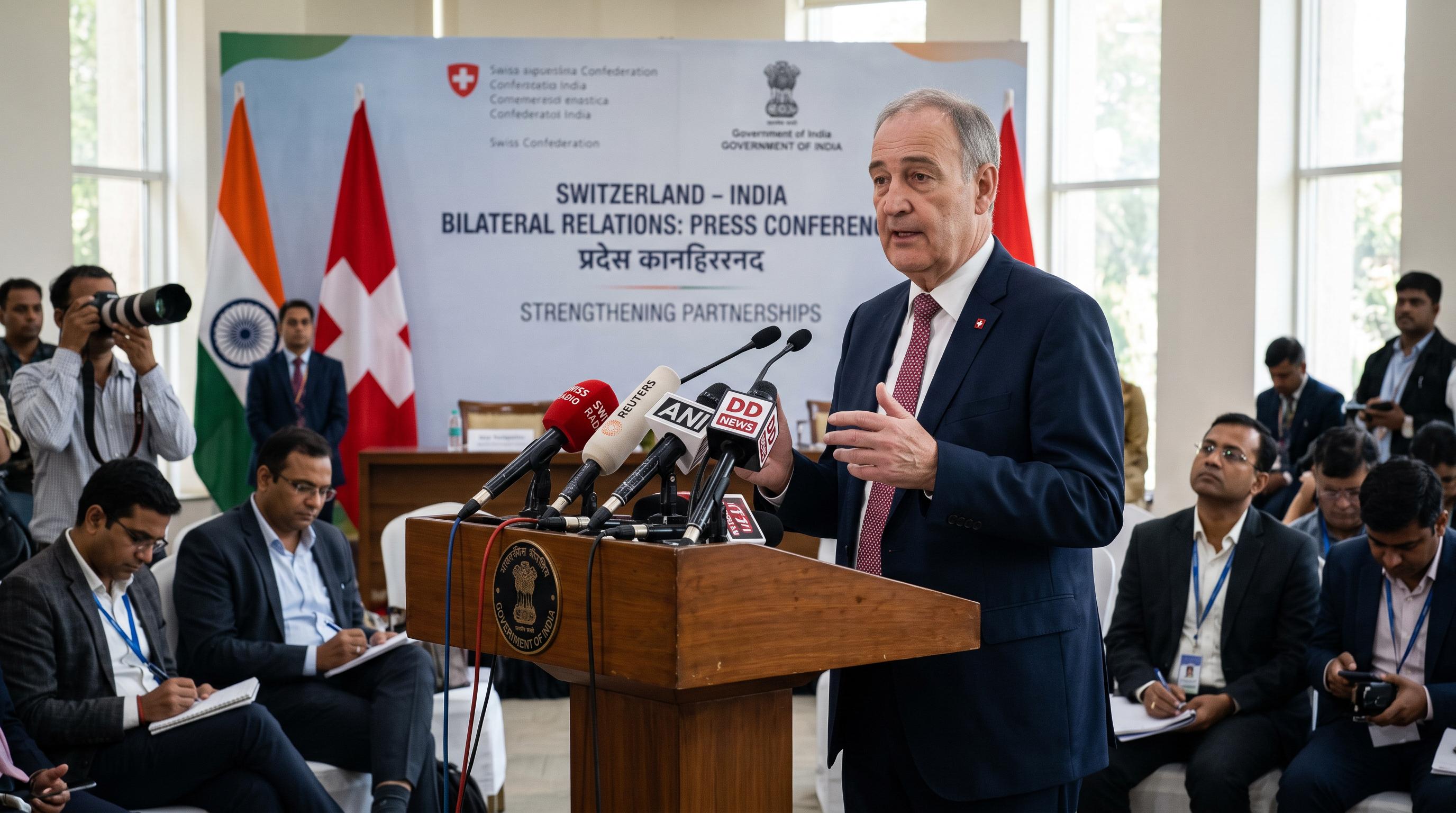 Switzerland seeks stronger investment protections during Parmelin’s India visit