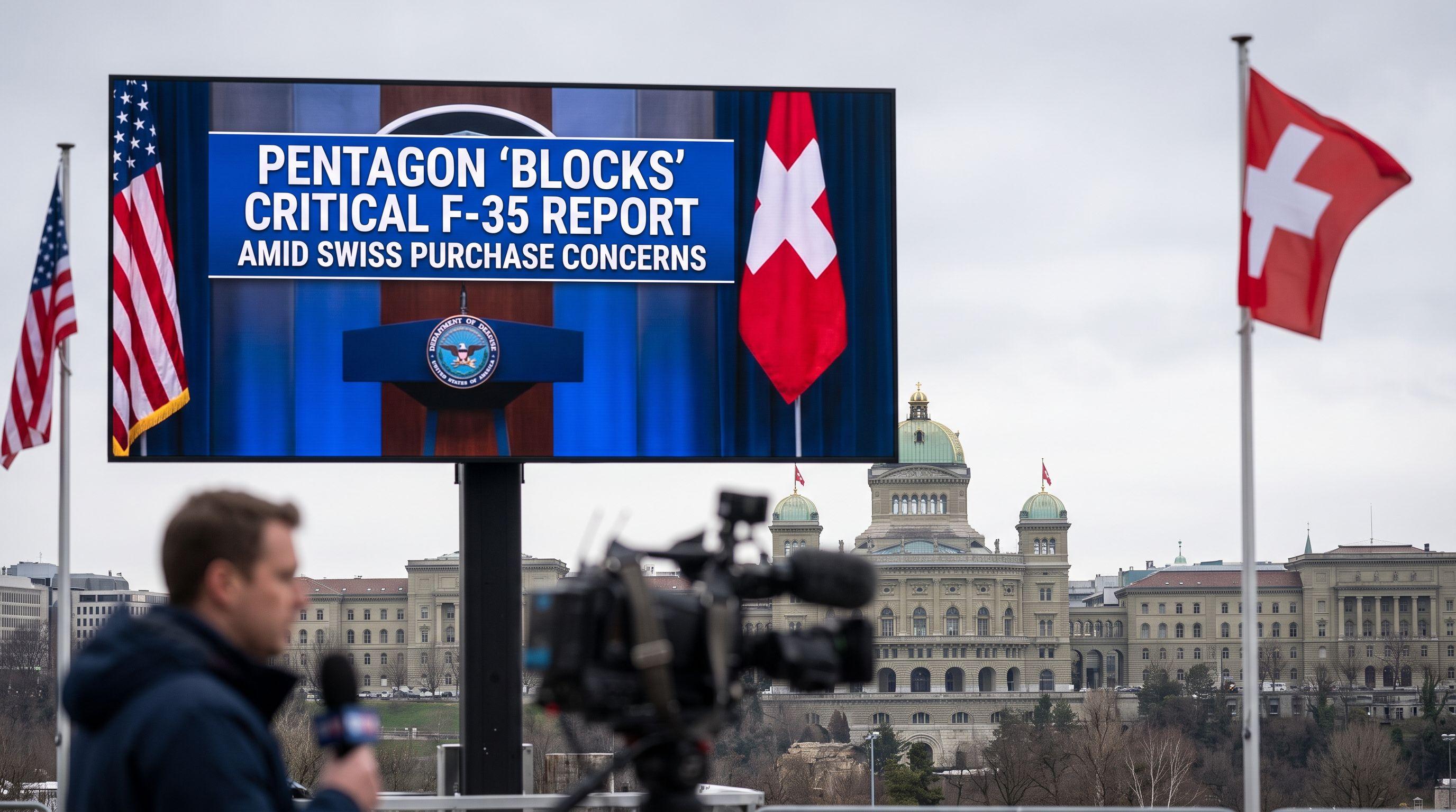 Pentagon 'Blocks' Critical F-35 Report Amid Swiss Purchase Concerns