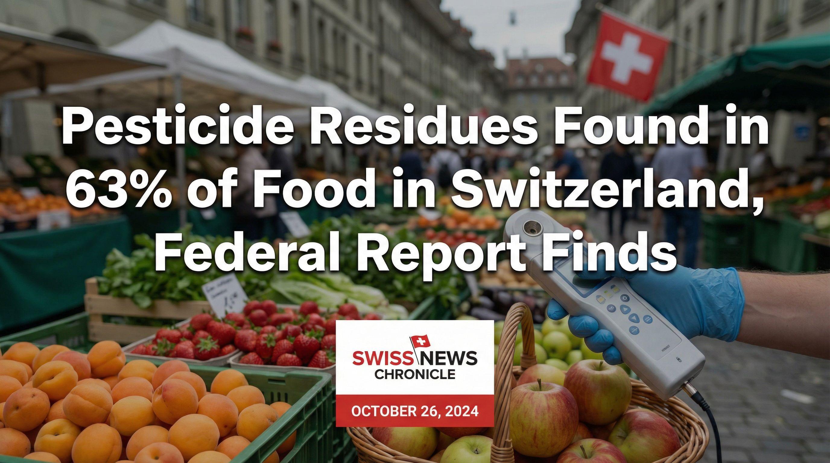Pesticide Residues Found in 63% of Food in Switzerland, Federal Report Finds