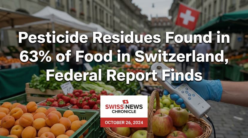 Pesticide Residues Found in 63% of Food in Switzerland, Federal Report Finds