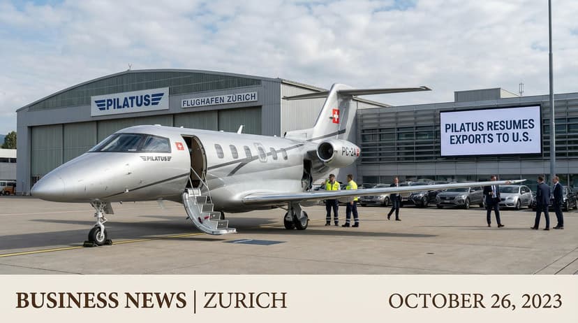 Pilatus Resumes Aircraft Deliveries to US Market Amid Tariff Uncertainty