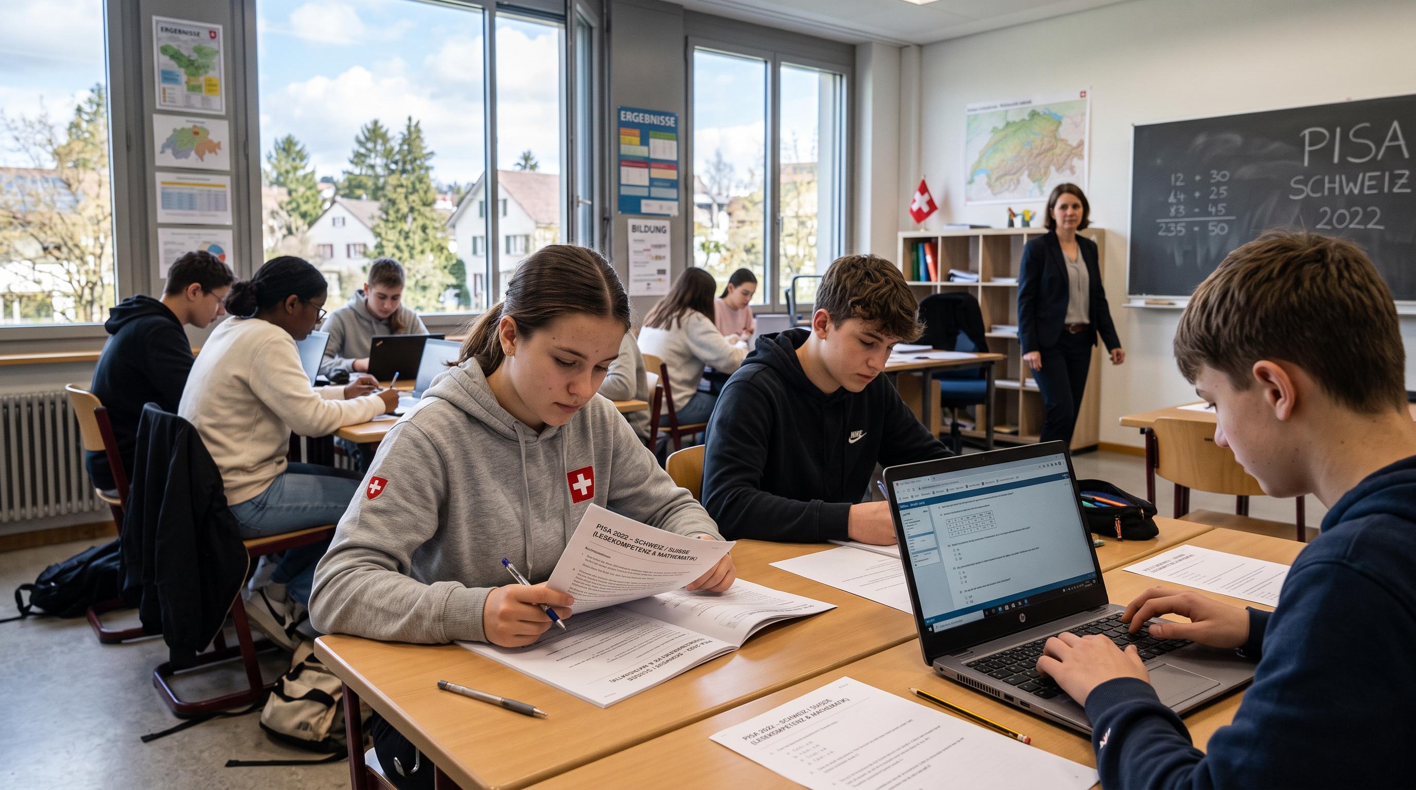 PISA results show Swiss pupils losing ground in reading and maths