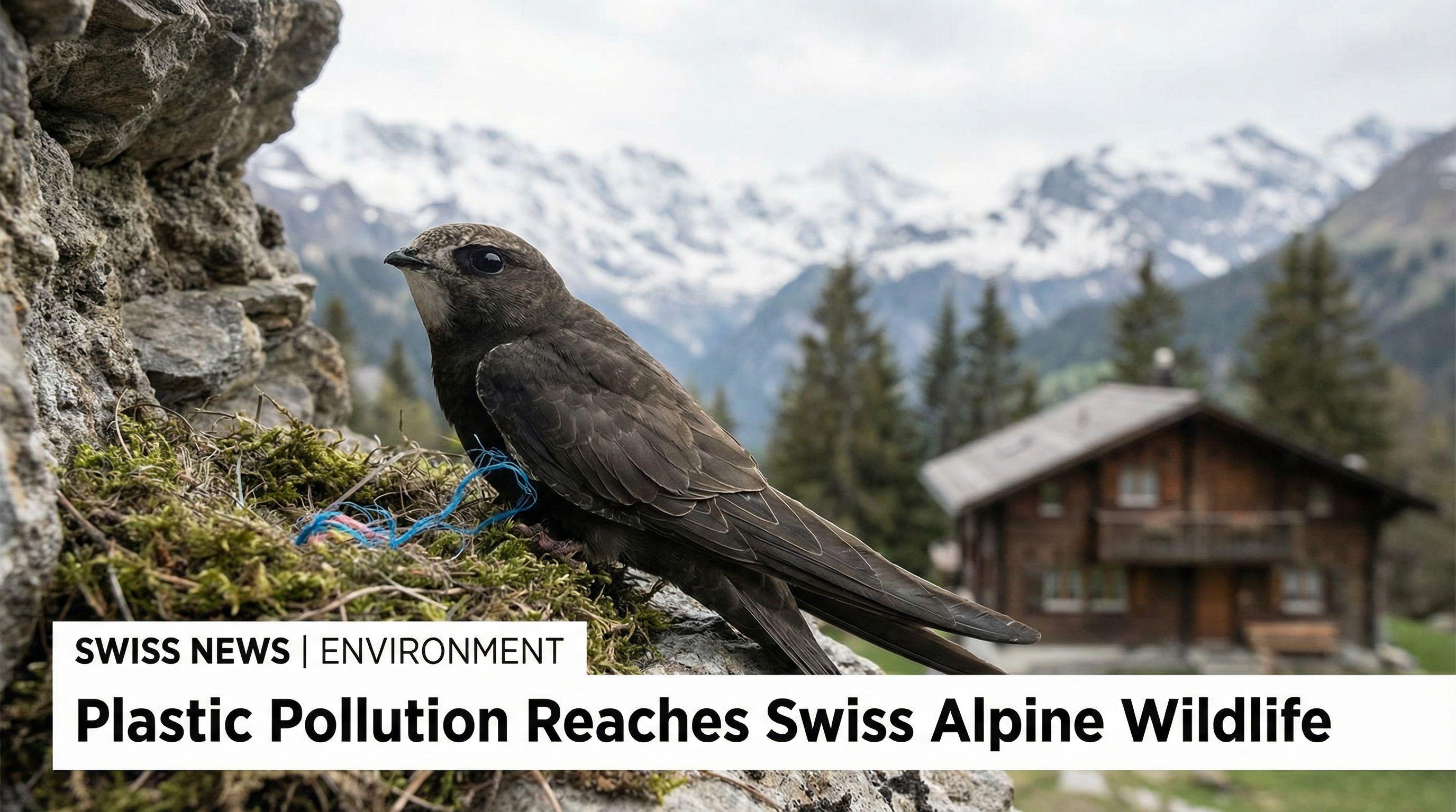 Plastic Pollution Reaches Swiss Alpine Wildlife