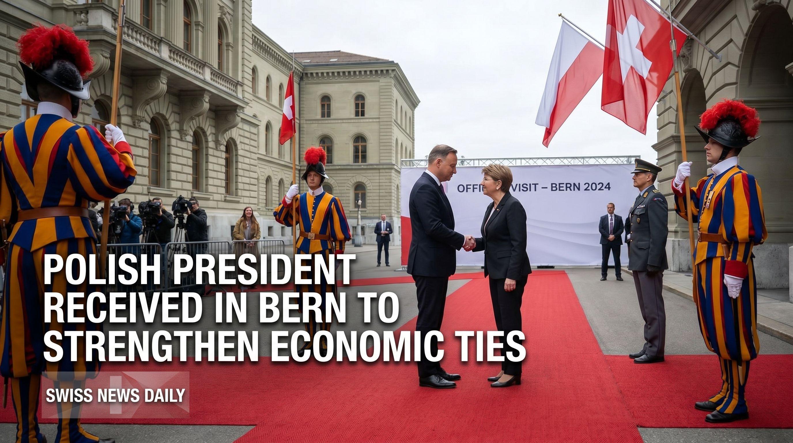 Polish President Received in Bern to Strengthen Economic Ties