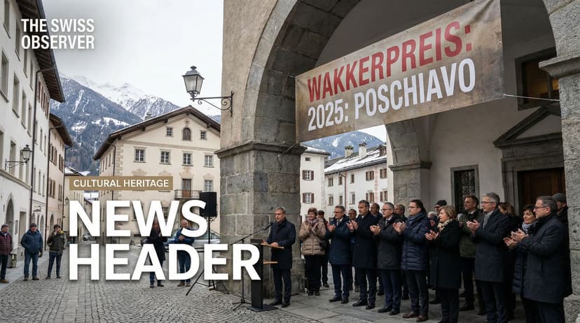 Poschiavo Wins 2025 Wakker Prize for Cultural Heritage