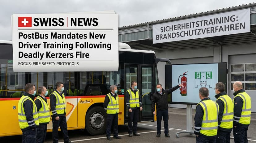 PostBus Mandates New Driver Training Following Deadly Kerzers Fire
