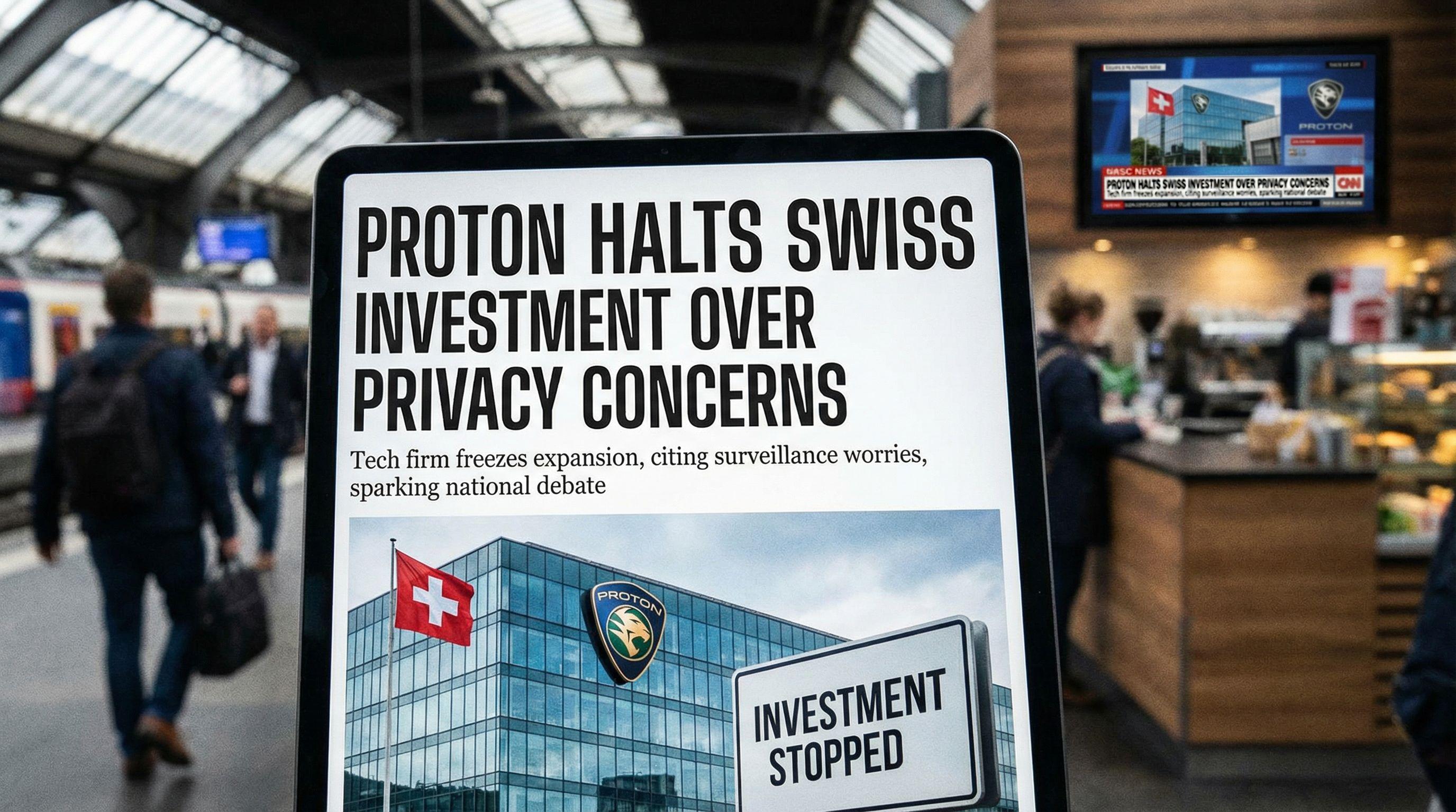 Proton Halts Swiss Investment Over Privacy Concerns