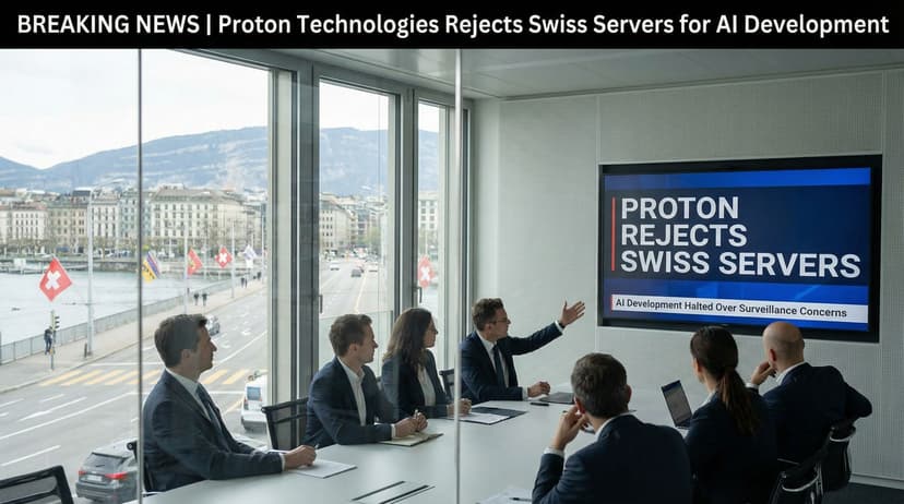 Proton Technologies Rejects Swiss Servers for AI Development