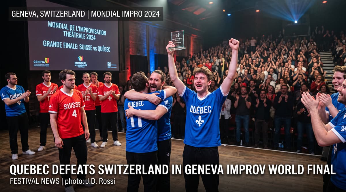 Quebec defeats Switzerland in Geneva improv world final