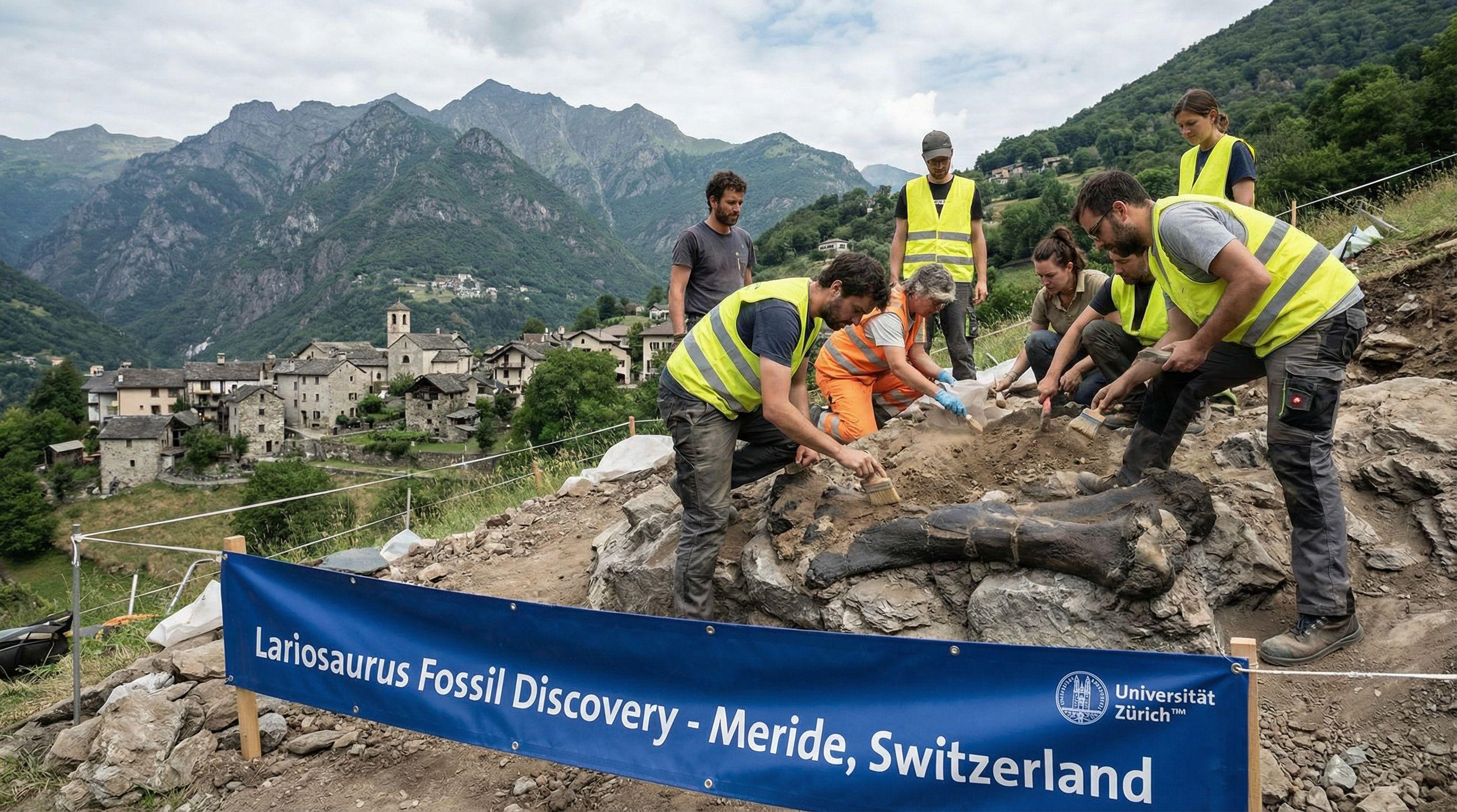 Rare Prehistoric Reptile Fossil Found in Southern Switzerland