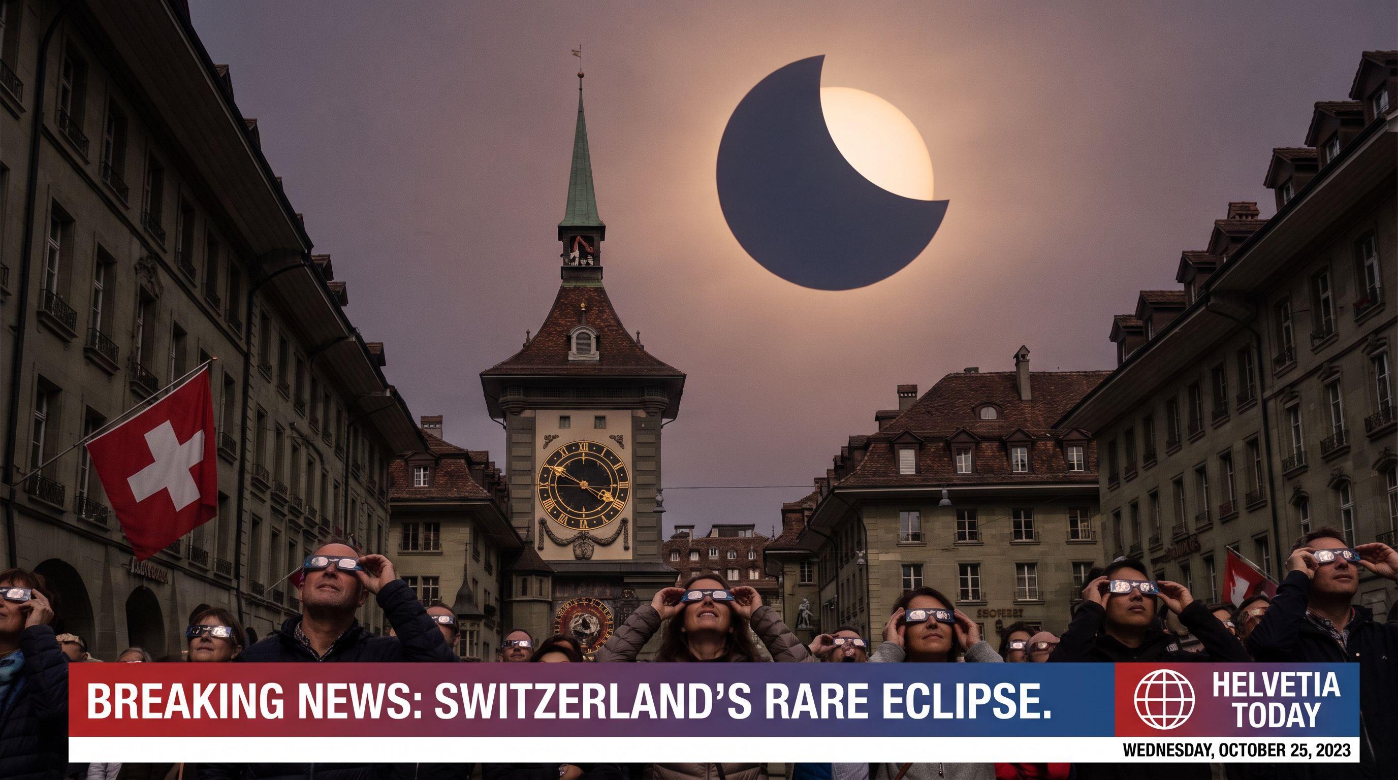 Switzerland to Witness Rare Near-Total Solar Eclipse This Wednesday