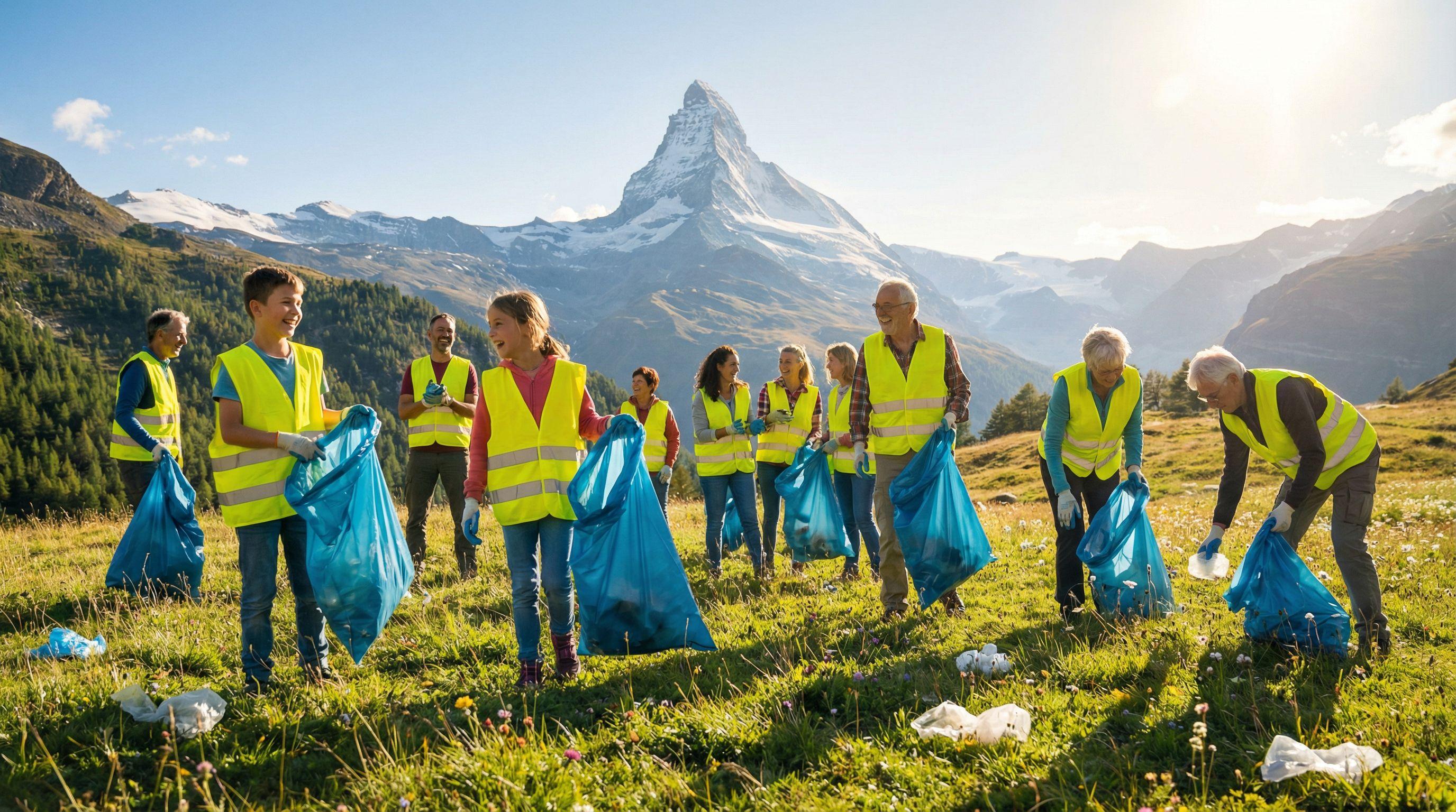 Record-Breaking Environmental Clean-Up: 65,000 Swiss Volunteers Unite