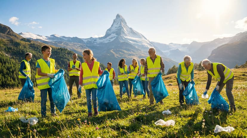 Record-Breaking Environmental Clean-Up: 65,000 Swiss Volunteers Unite