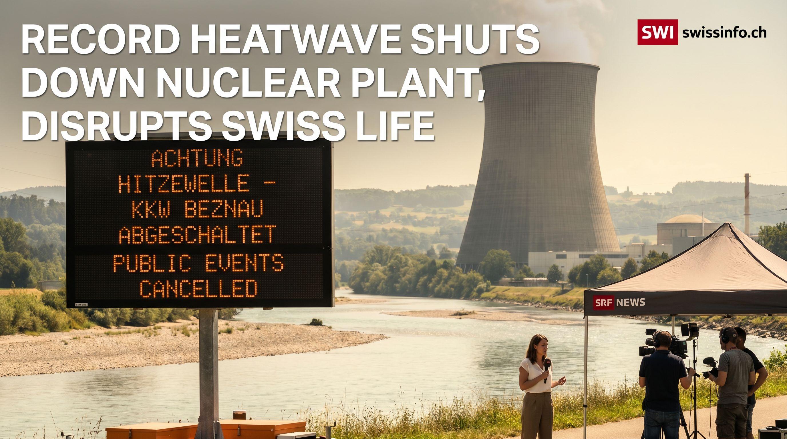 Record Heatwave Shuts Down Nuclear Plant, Disrupts Swiss Life