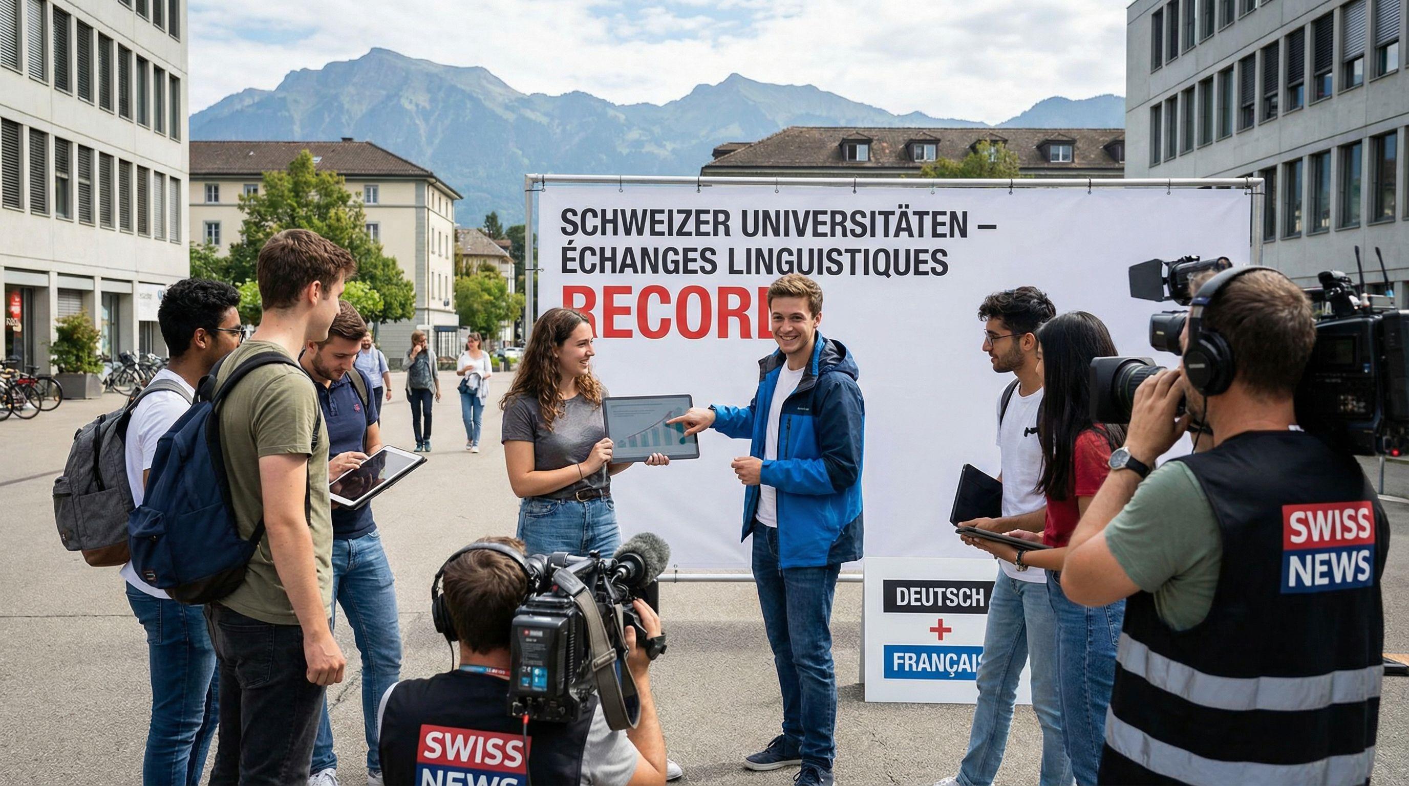 Record Language Exchange Participation Among Swiss Universities