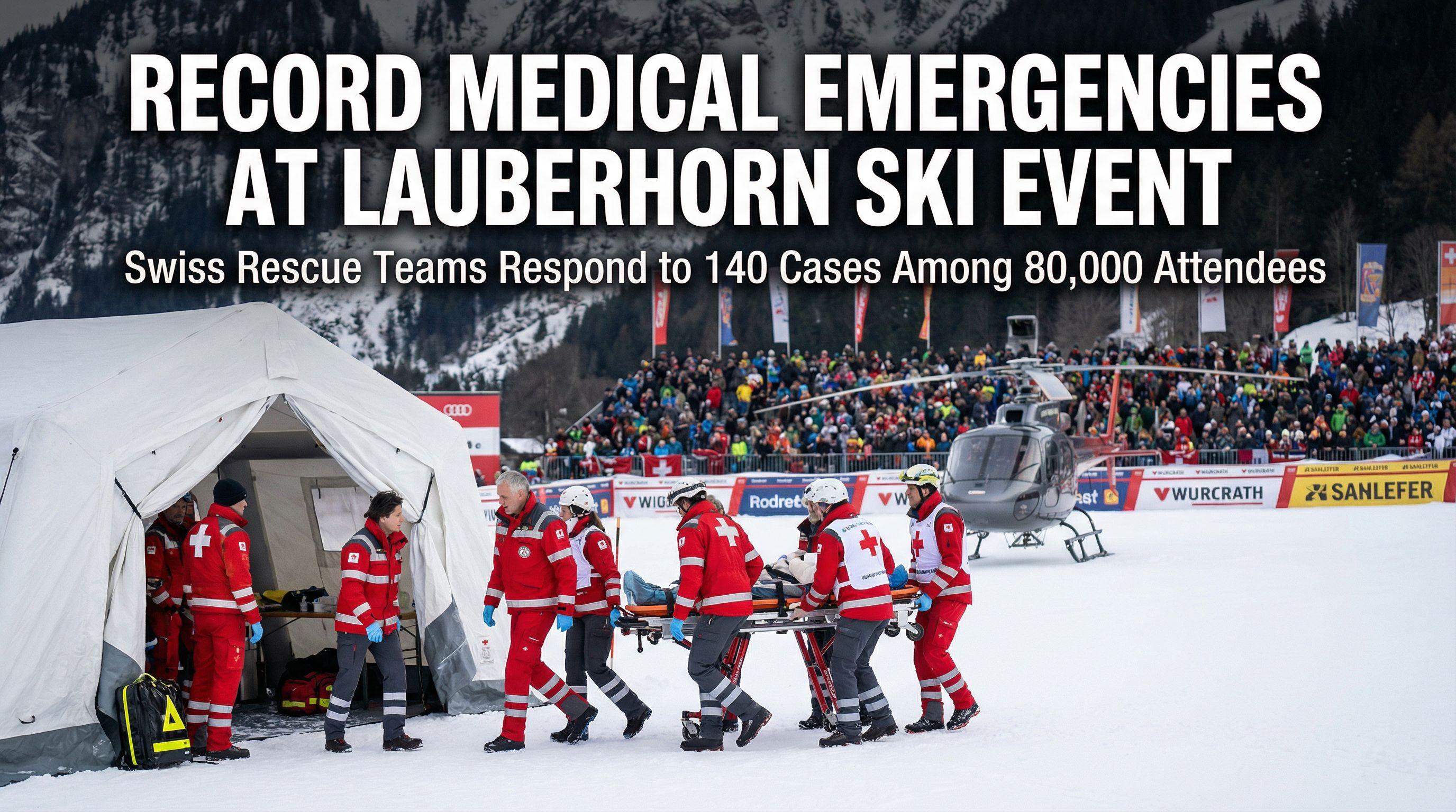 Record Medical Emergencies at Lauberhorn Ski Event