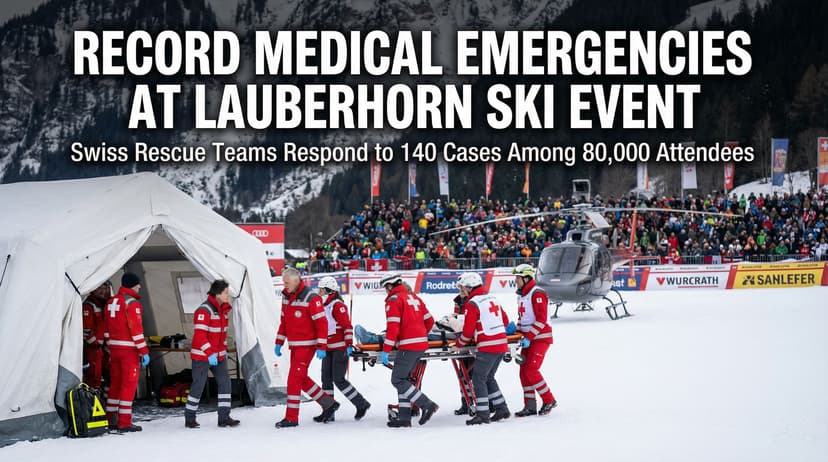 Record Medical Emergencies at Lauberhorn Ski Event